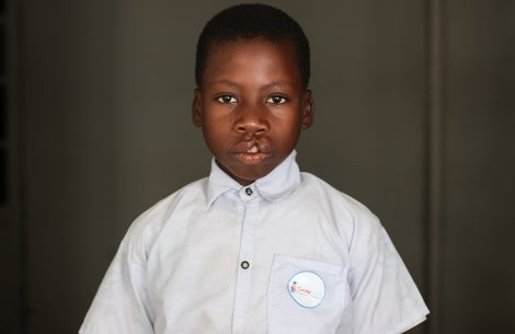 Nkunda avant l'opération d'une fente