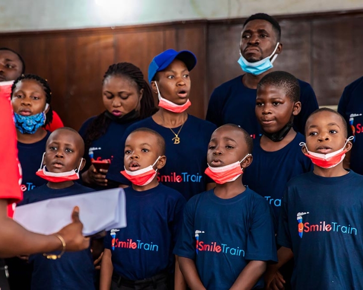 choir of cleft affected people