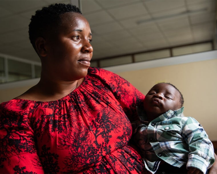 Mother with cleft patient